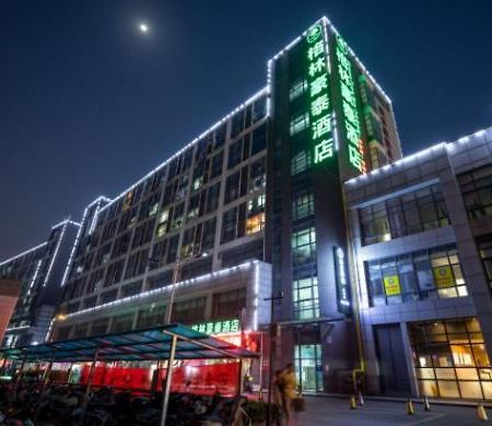 Greentree Inn Jiangsu Suzhou Suzhouleyuan Tianping College Business Hotel Exterior foto