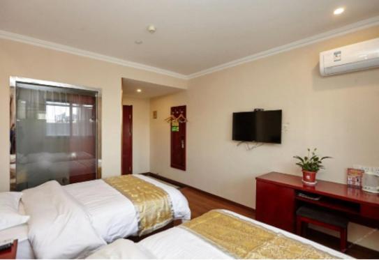 Greentree Inn Jiangsu Suzhou Suzhouleyuan Tianping College Business Hotel Exterior foto